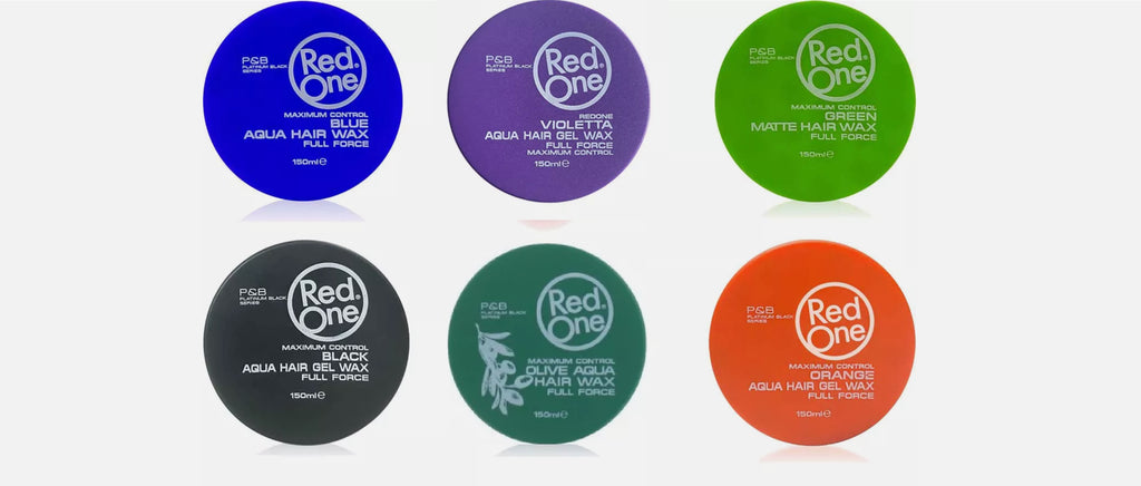 RedOne Haarwachs MIX 6er Pack 6x150ml Aqua Wax Haarstyling Barber NEU OVP
