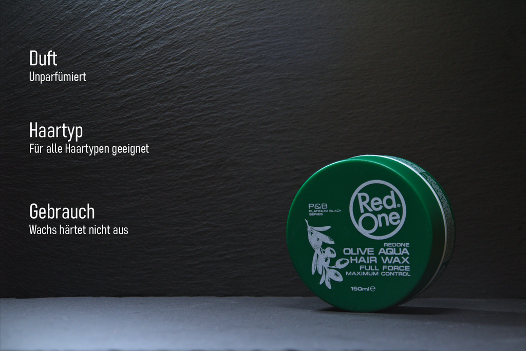 RedOne Aqua Hair Wax Full Force Olive 3er Pack 3x150ml Haarwachs Styling NEU