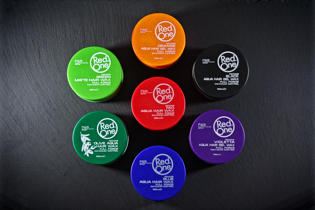 RedOne Haarwachs MIX 7er Pack 7x150ml Aqua Wax Haarstyling Barber NEU OVP