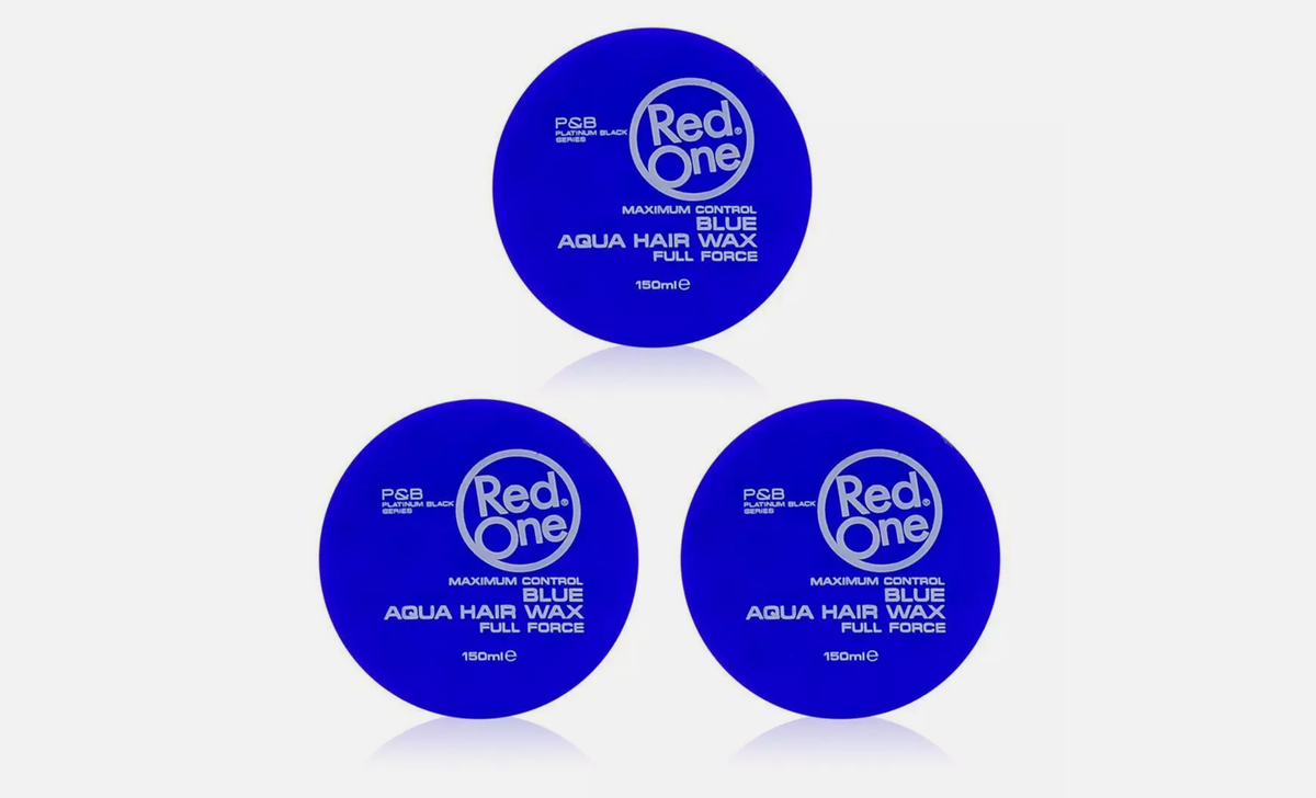 RedOne Aqua Hair Wax Full Force Blue 3er Pack 3x150ml Haarwachs Styling NEU