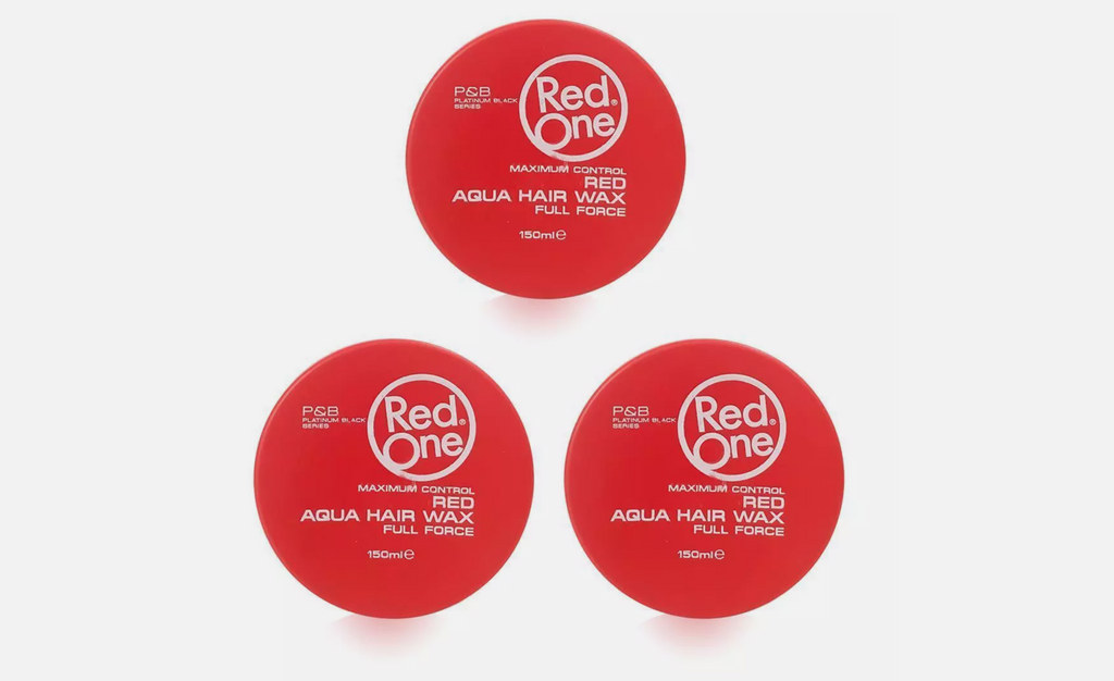 RedOne Aqua Hair Wax Full Force Red 3er Pack 3x150ml Haarwachs Styling NEU