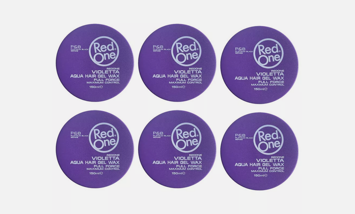 RedOne Aqua Hair Wax Full Force Violetta 6er Pack 6x150ml Haarwachs Styling NEU