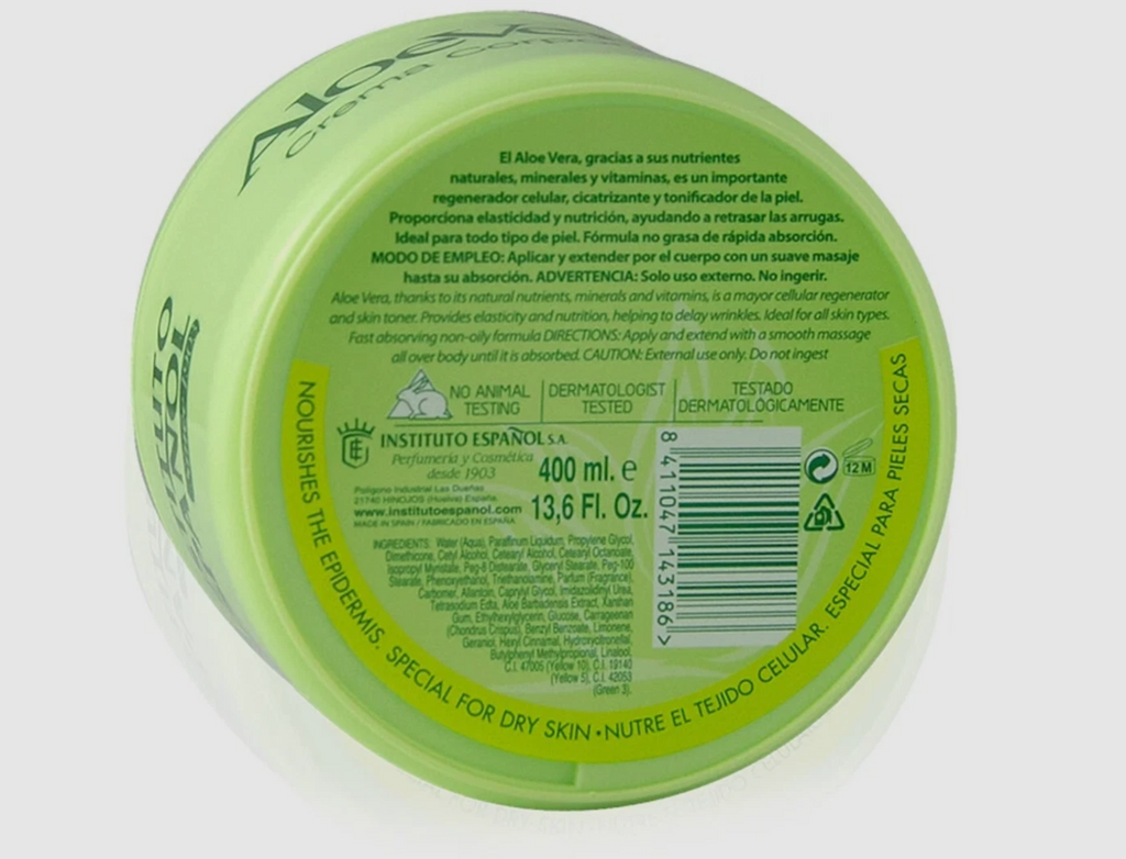 Instituto Español Aloe Vera Körpercreme 400 ml